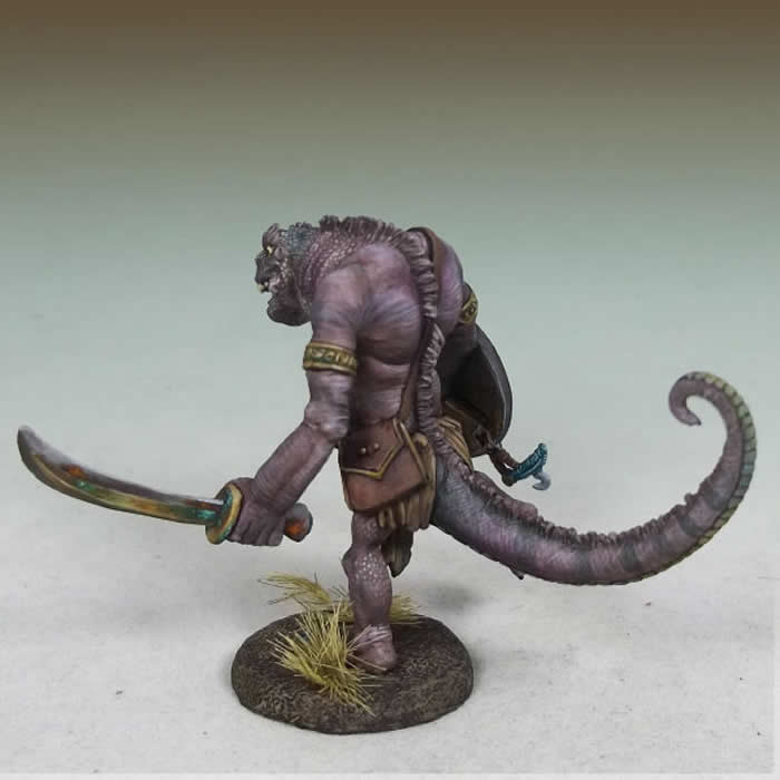 DSM4631 Orc of the Otus Clan with Halberd Miniature Diterlizzi Masterworks 3rd Image