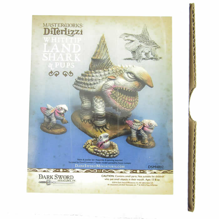 DSM4802 Adult Land Shark And Pups X3 Miniature Diterlizzi Masterworks 2nd Image