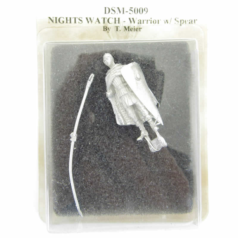 DSM5009 Nights Watch Warrior With Spear Miniature George R.R. Martin 2nd Image