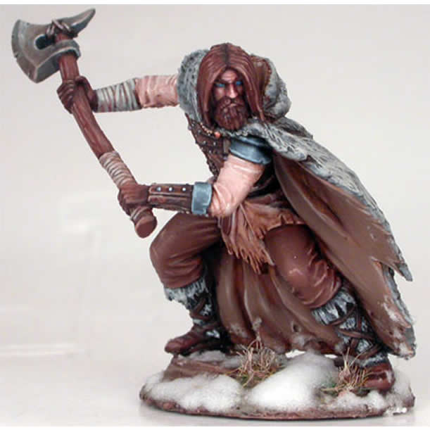 DSM5016 Wildling Warrior with Great Axe Miniature George R.R. Martin Main Image