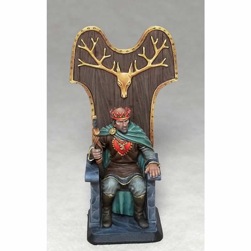 DSM5056 Stannis Baratheon on Throne Miniature George R.r. Martin Masterworks Main Image