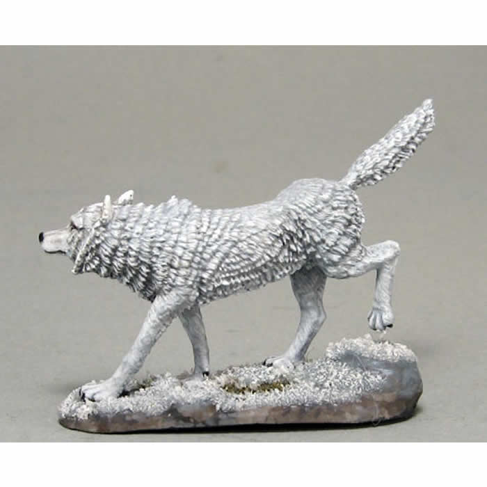 DSM5063 Ghost Direwolf Version 2 Miniature George R.R. Martin Masterworks Dark Sword Miniatures 3rd Image