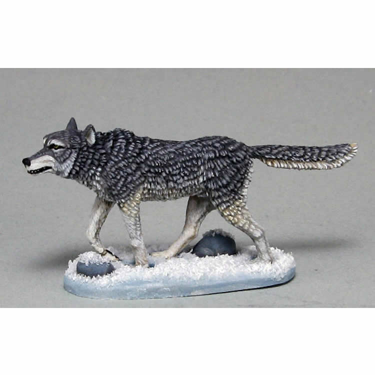 DSM5066 Summer Direwolf Miniature George R.R. Martin Masterworks Dark Sword Miniatures Main Image