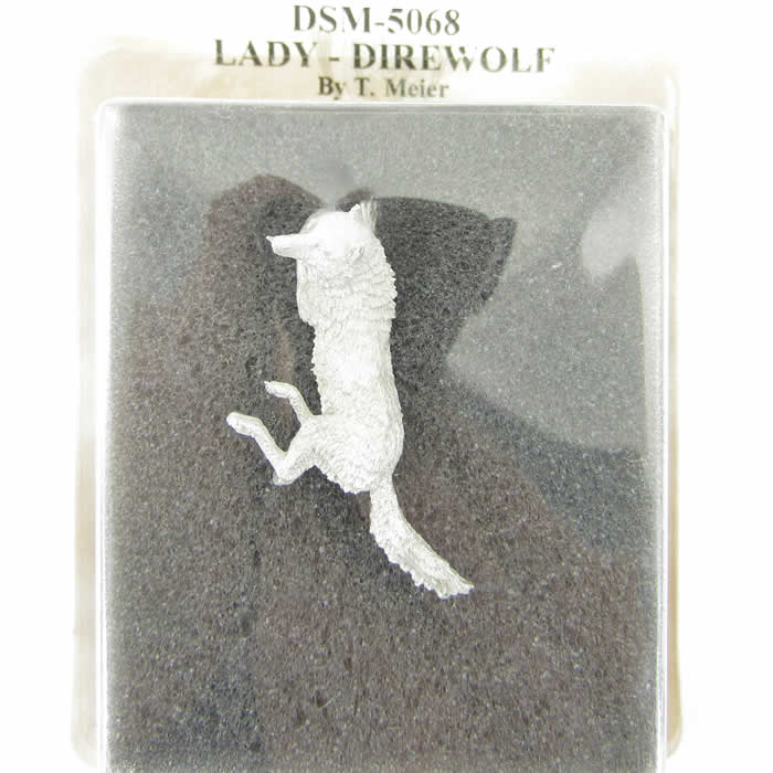 DSM5068 Lady Direwolf Miniature George R.R. Martin Masterworks Dark Sword Miniatures 2nd Image