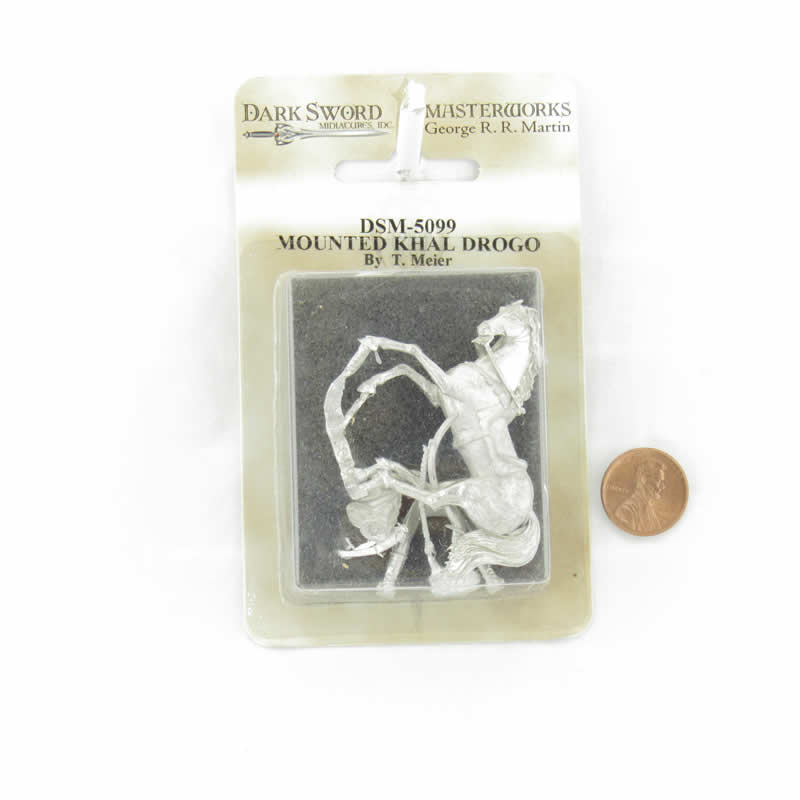 DSM5099 Khal Drogo Mounted Miniature Figurine George R.R. Martin Masterworks 2nd Image