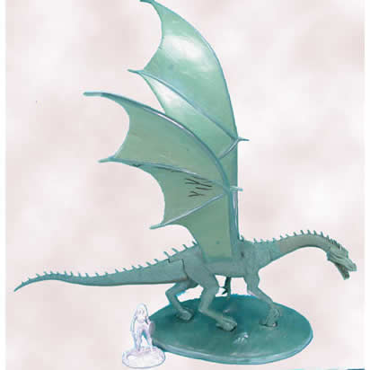 DSM6001 Mountain Conflict Miniature Elmore Dragons Set 1 (Unpainted) 4th Image