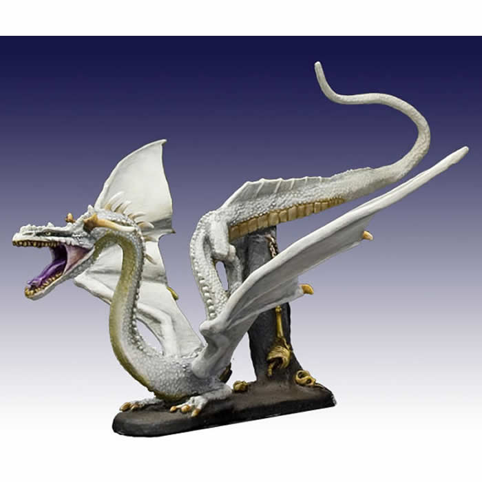 DSM7004 White Dragon Miniature Visions In Fantasy Dark Sword Miniatures Main Image