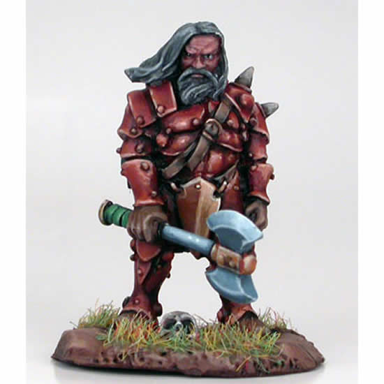 DSM7203 Male Swarven Fighter with Weapon Assortment Miniature Main Image