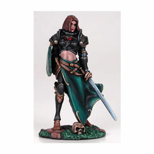 DSM7206 Female Cavalier With Long Sword Miniature Visions In Fantasy Main Image