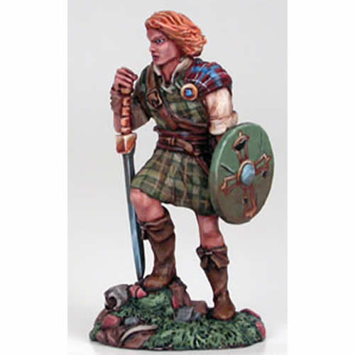 DSM7209 Young Male Barbarian with Sword Miniature Visions In Fantasy Main Image