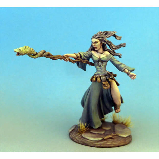 DSM7312 Female Mage with Staff Miniature Visions In Fantasy Main Image