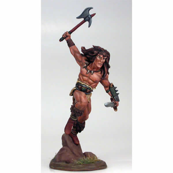 DSM7401 Dual Wield Male Barbarian Miniature Visions In Fantasy Main Image