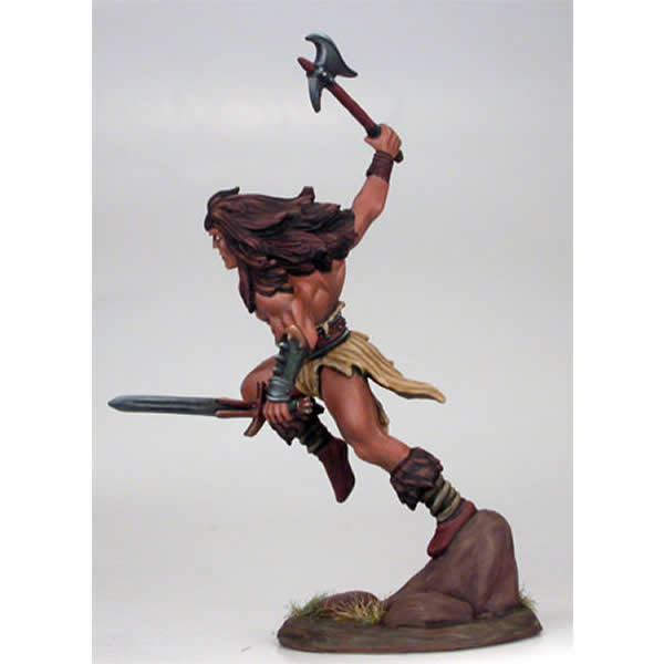 DSM7401 Dual Wield Male Barbarian Miniature Visions In Fantasy 3rd Image