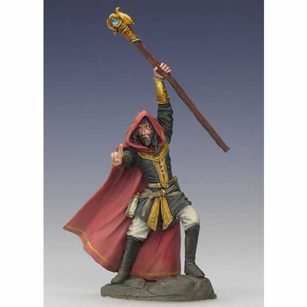 DSM7413 Male Mage with Staff Miniature Visions In Fantasy 4th Image