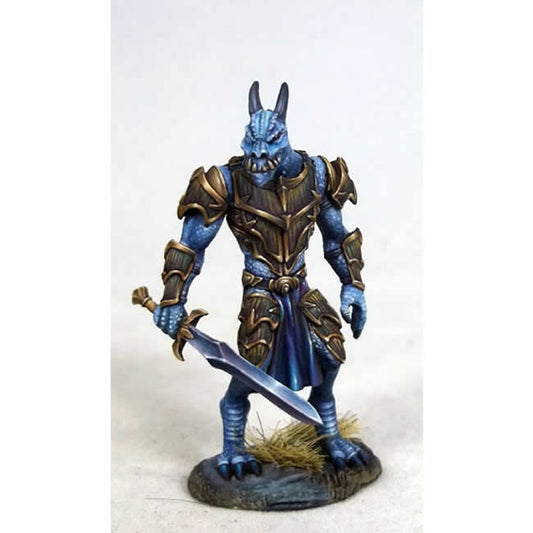 DSM7453 Male Dragonkin Warrior Miniature Visions In Fantasy Main Image