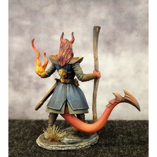 DSM7456 Demonkin Fighter Mage Miniature Visions In Fantasy 3rd Image