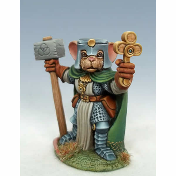 DSM8002 Mouse Cleric Miniature Critter Kingdoms Dark Sword Miniatures Main Image