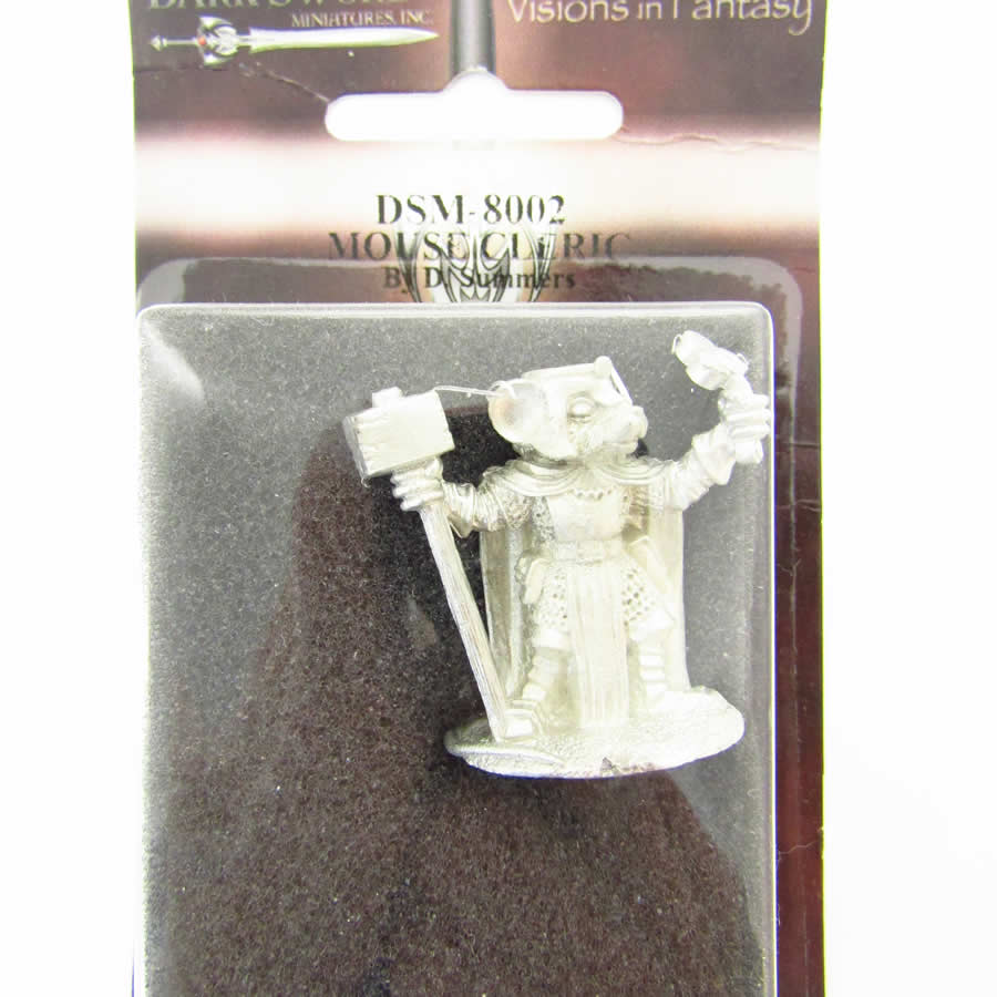 DSM8002 Mouse Cleric Miniature Critter Kingdoms Dark Sword Miniatures 2nd Image