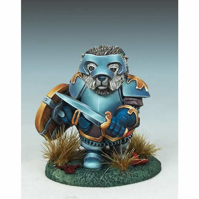 DSM8038 Hedgehog Hnight With Sword And Shield Miniature Main Image