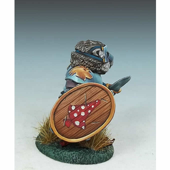 DSM8038 Hedgehog Hnight With Sword And Shield Miniature 3rd Image