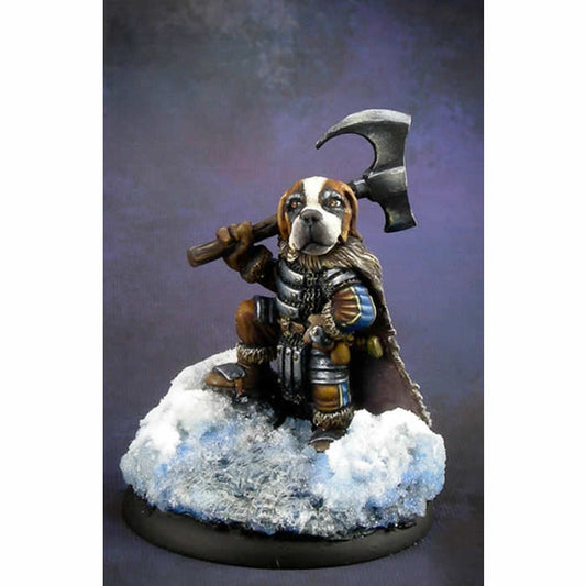 DSM8084 St Bernard Warrior Miniature Critter Kingdoms Dark Sword Main Image