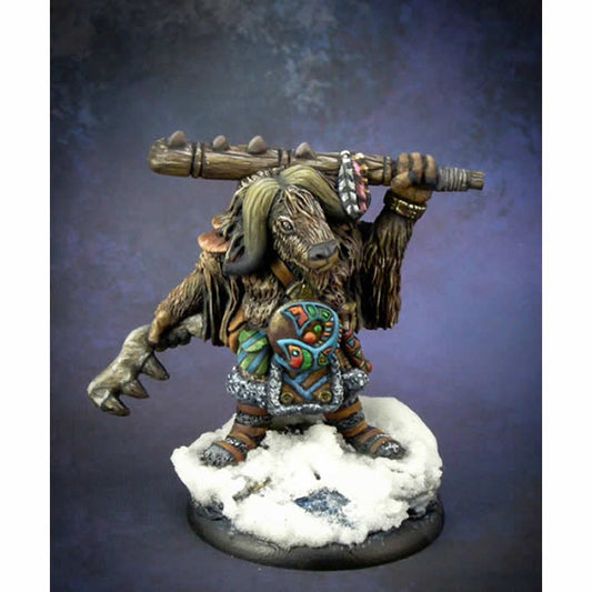 DSM8099 Musk Ox Warrior Miniature Critter Kingdoms Dark Sword Main Image