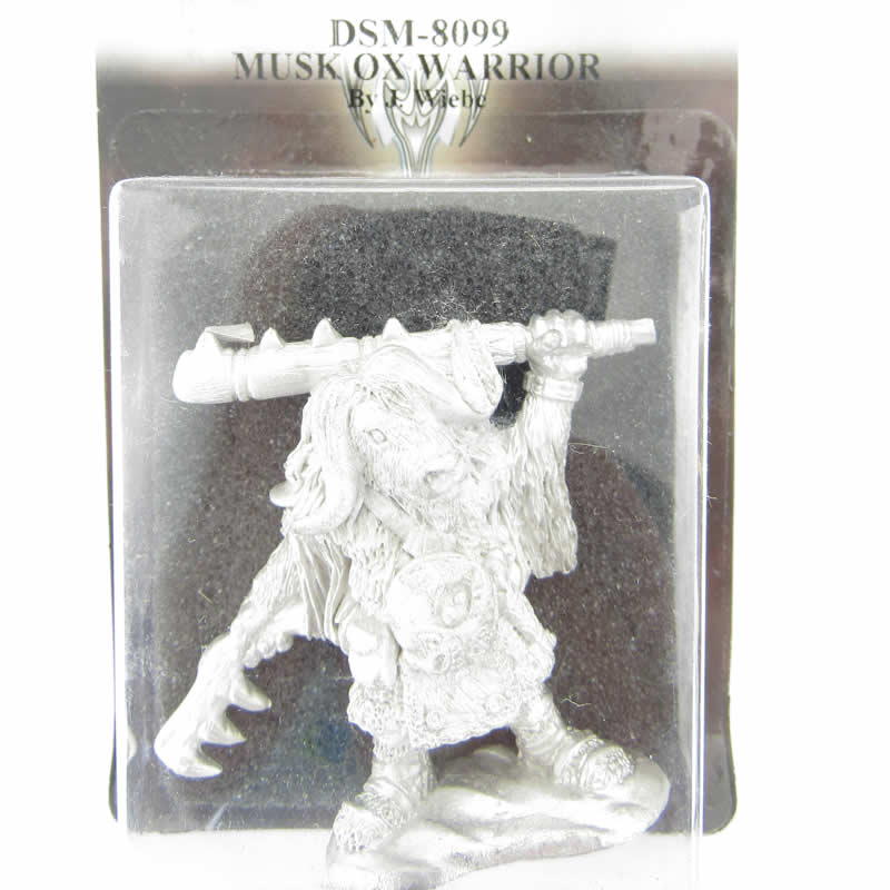 DSM8099 Musk Ox Warrior Miniature Critter Kingdoms Dark Sword 2nd Image