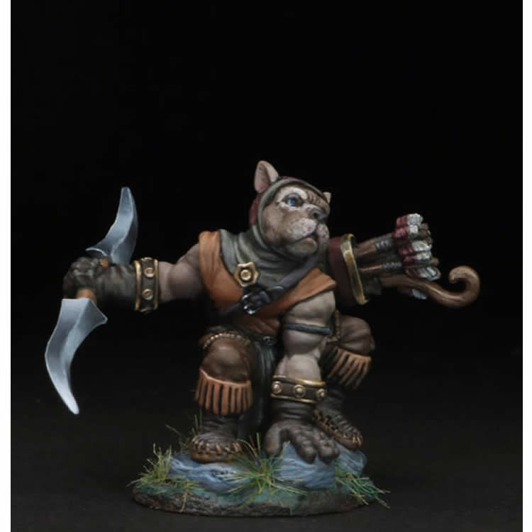 DSM8126 Pitbull Ranger with Double Bladed Sword Miniature Critter Kingdoms Main Image