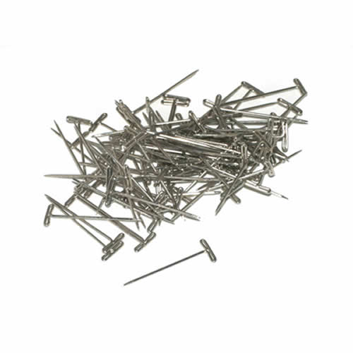 DUB253 Nickle Plated T-Pins 1-1/4in 100 pc DuBro Main Image