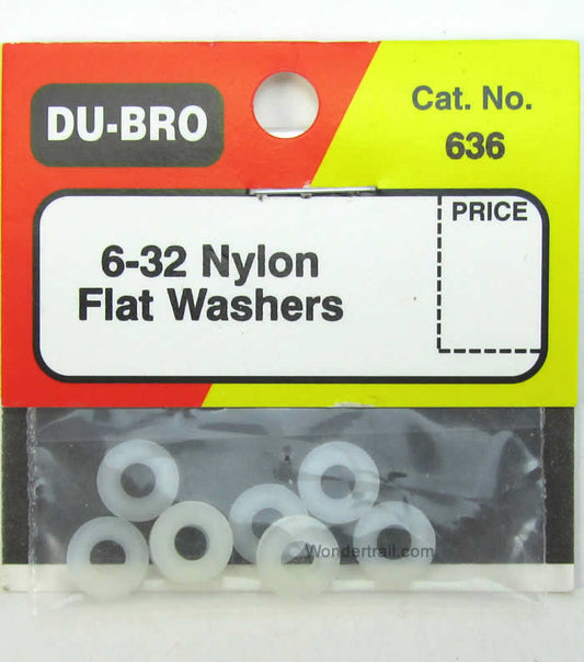 DUB636 6/32 Nylon Washers Dubro Main Image