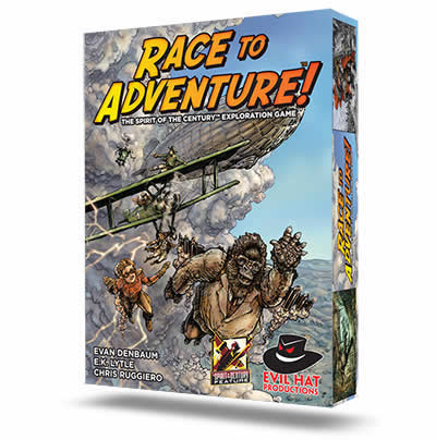 EHP2003 Race To Adventure! Board Game Evil Hat  Productions Main Image