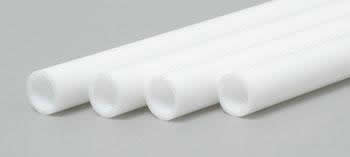 EVG227 Round Tube .219x14in White by Evergreen Scale Models Main Image