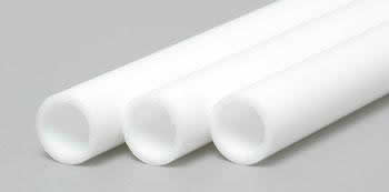 EVG229 Round Tube .281x14in White by Evergreen Scale Models Main Image