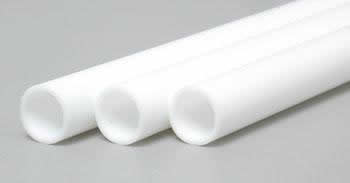 EVG230 Round Tube .312x14in White by Evergreen Scale Models Main Image
