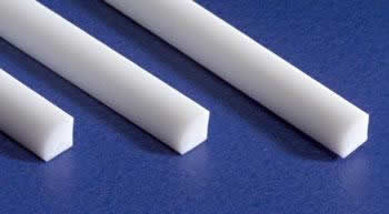 EVG246 Quarter Round Rod .030x14in White by Evergreen Main Image