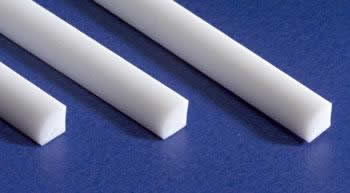 EVG247 Quarter Round Rod .040x14in White by Evergreen Main Image