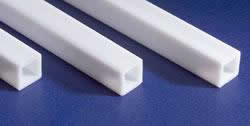 EVG254 Square Tubing .250in x 14in Opaque White by Evergreen Main Image