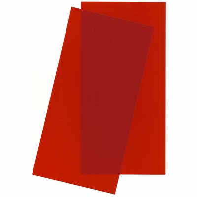 EVG9901 Red Transparent Styrene Sheets 2 Pk .010x6x12 Inches Evergreen Main Image
