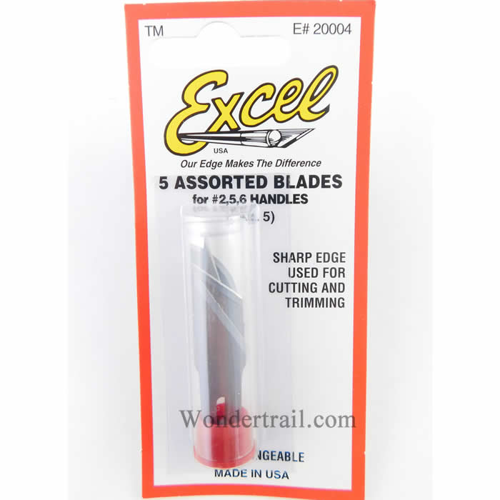 EXL20004 Assortment of  Hobby Blades for Number 2, 5 and 6 Handles Main Image