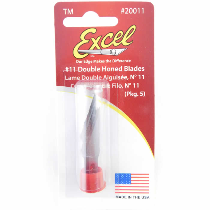 EXL20011 Number 11 Sharp Edge Hobby Blade 5 Pack Excel Hobby Tools Main Image