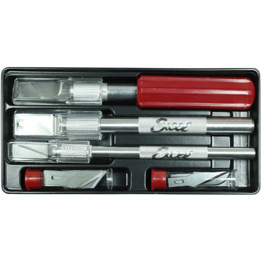 EXL44082 Deluxe Knife Set Excel Tools Main Image