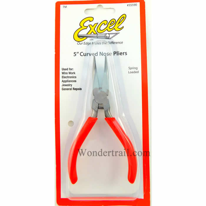 EXL55590 Curved Nose Pliers Excel Hobby Tools Main Image
