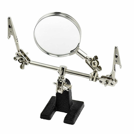 EXL55675 Double Helping Hands With Magnifier Excel Tools Main Image