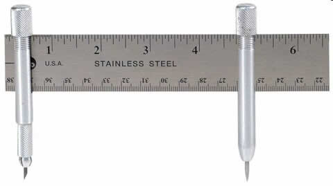 EXL70036 Excel Yardstick Compass Lead and Pin Post Excel Hobby Tools Main Image