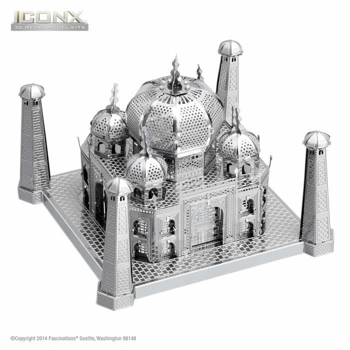 FASICX004 Taj Mahal 3D Metal Model Kit Iconic Series Fascinations Main Image