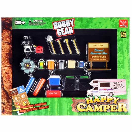 FEX18430 Happy Camper Set 1/24 Scale Accessories Set Phoenix Toys Main Image