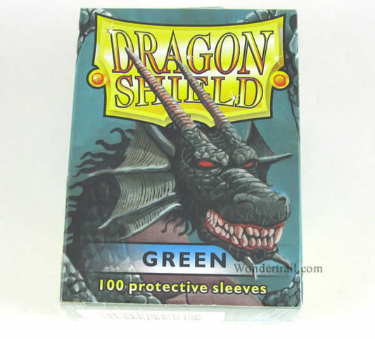 FFGDSH04 Dragon Shield Green Standard 100 Card Sleeves Main Image