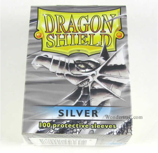 FFGDSH08 Dragon Shields Silver Standard 100 Card Sleeves