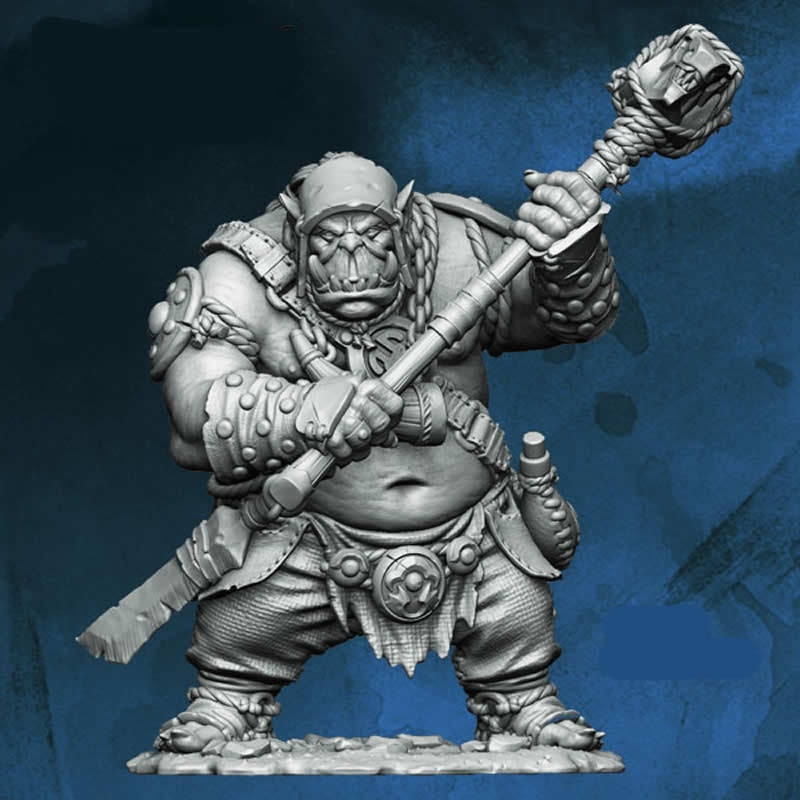 FLM28008 Orc Marauder Figure Kit 28mm Heroic Scale Miniature Unpainted Main Image