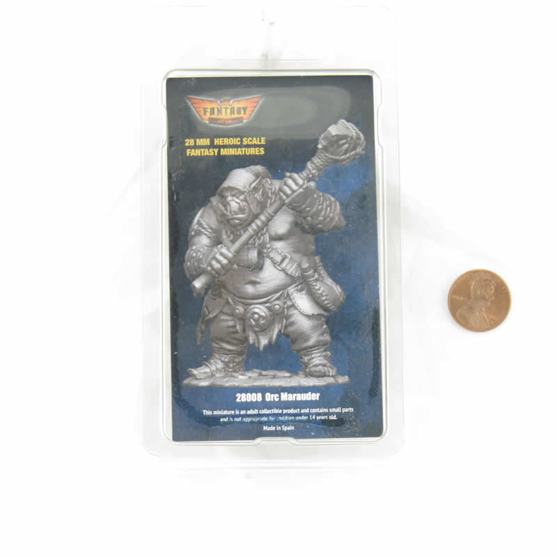 FLM28008 Orc Marauder Figure Kit 28mm Heroic Scale Miniature Unpainted 3rd Image